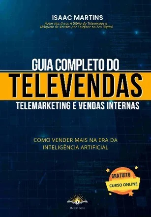 Capa do livro Guia Completo do Televendas, Telemarketing e Vendas Internas